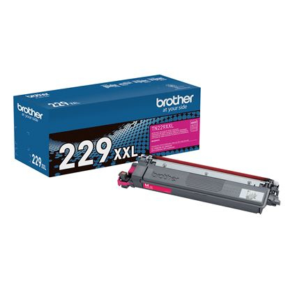 Toner Brother TN229XXLM, Magenta, hasta 4,000 páginas, compatible solo con MFCL3780CDW CARBRT4400