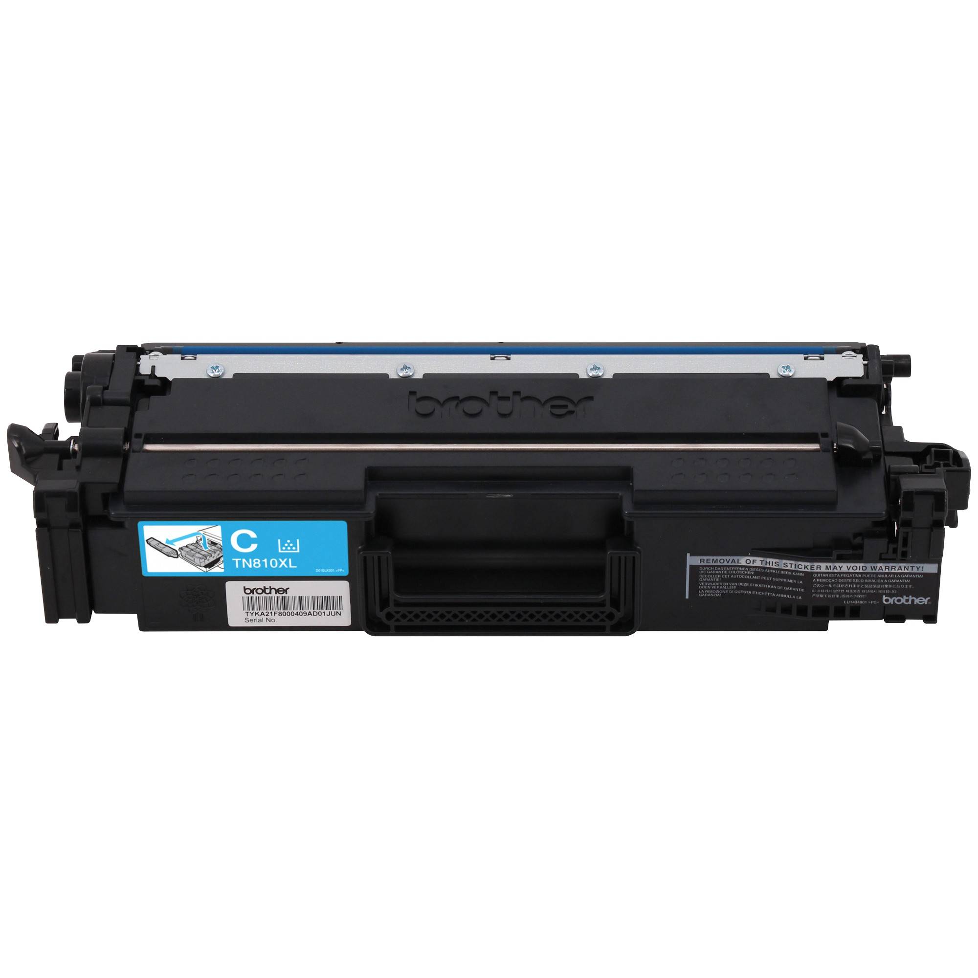 Tóner Brother Valor TN810XLC cian, rendimiento aproximado 9,000 páginas, compatible con MFCL9630CDN CARBRT4580