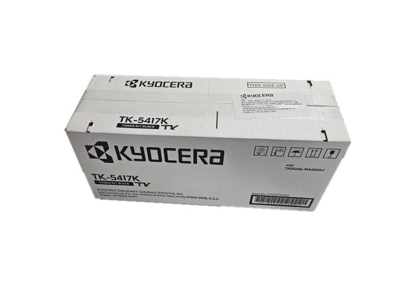Tóner KYOCERA TK-5417K, Rendimiento aproximado: 20,000 páginas. *Basado en ISO 19752.Compatible: TASKalfa PA4500ci.
