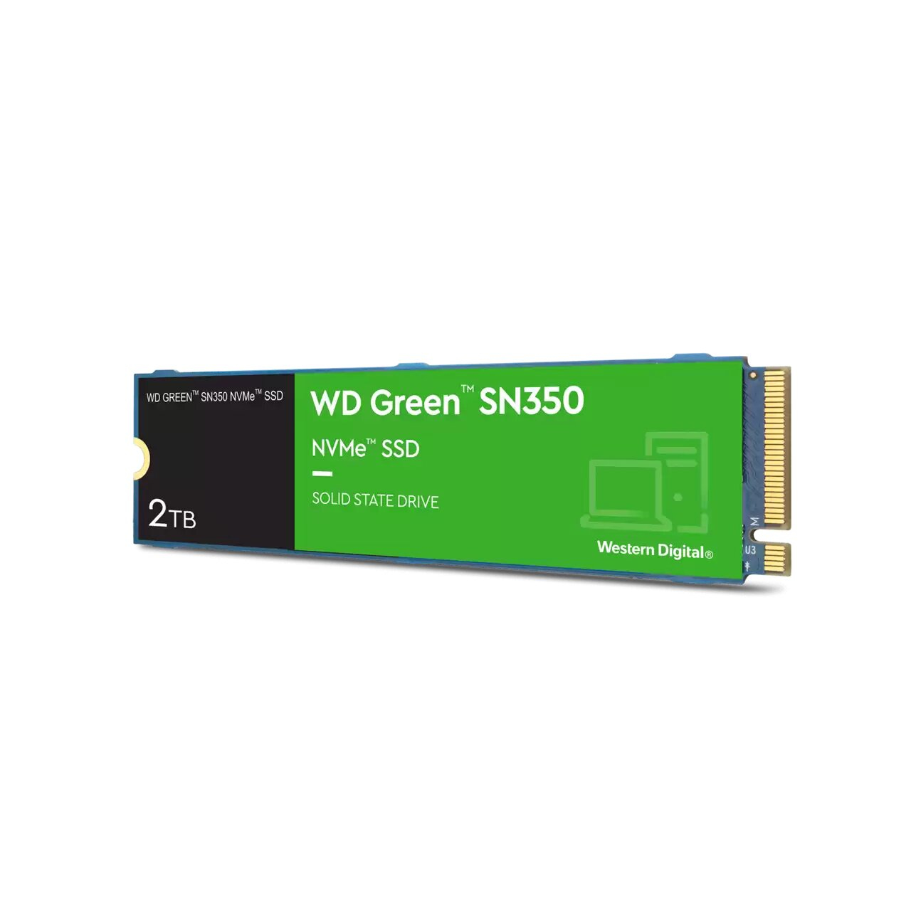 SSD WD Green SN350 NVMe, 2TB, M.2, 3000 MB/s Escritura, 3200 MB/s Lectura, PCI Express 3.0