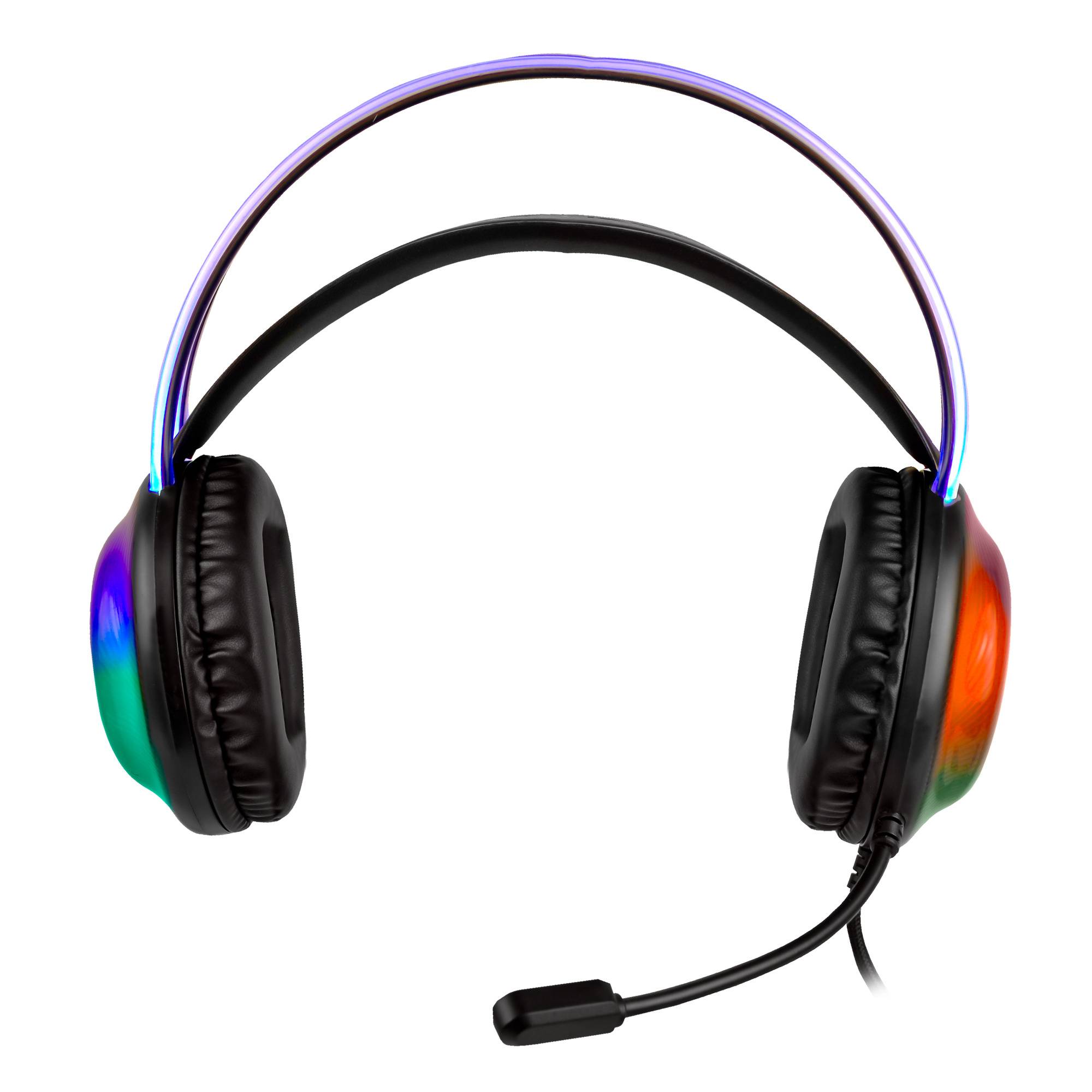 V-930730 Diadema Gamer Alámbrica iluminación RGB Helumo | VORTRED BOCMST4120