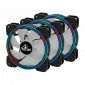 YEYIAN KIT ARGB DE VENTILADORES, TIRAS LUZ Y CONTROL TYPHONNN, 3 VENT 120MM, 2 LED ARGB CUSTOMIZABLES, 1 HUB CONTROLADOR 10 CONEXIONES, YCF-3KFS-01