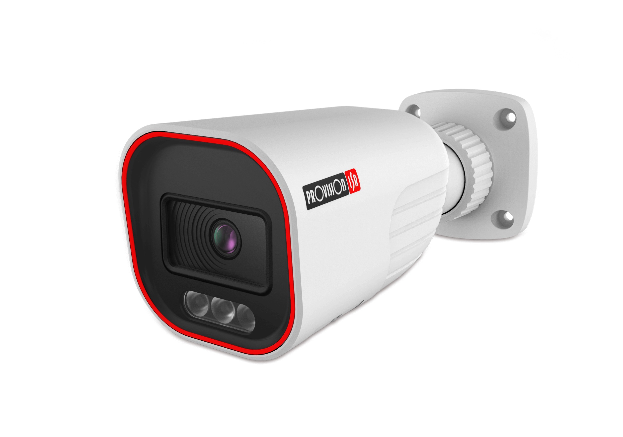 Cámara Bala IP H.265 Marca Provision (TL-320IPSR-36) Cámara Bala IP 2MP, Full-Color Lente fijo 3.6 (84.8°) mm