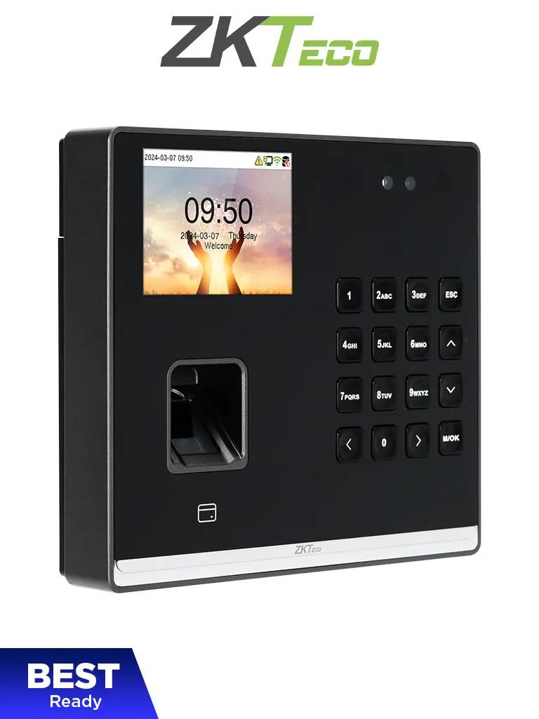 ZKTECO SENSEFACEM2FLR- Asistencia 500 rostros / 1,000 huellas / 1,000 tarjetas 125 KHz / 150,000 Eventos / Bateria  4 horas / Compatible con ZKBio