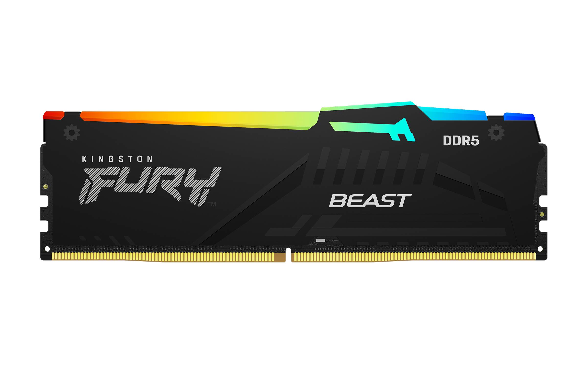 MEMORIA RAM KINGSTON FURY BEAST BLACK EXPO RGB DIMM DDR5 16GB 6000MT/S CL30 1RX8 1.4V