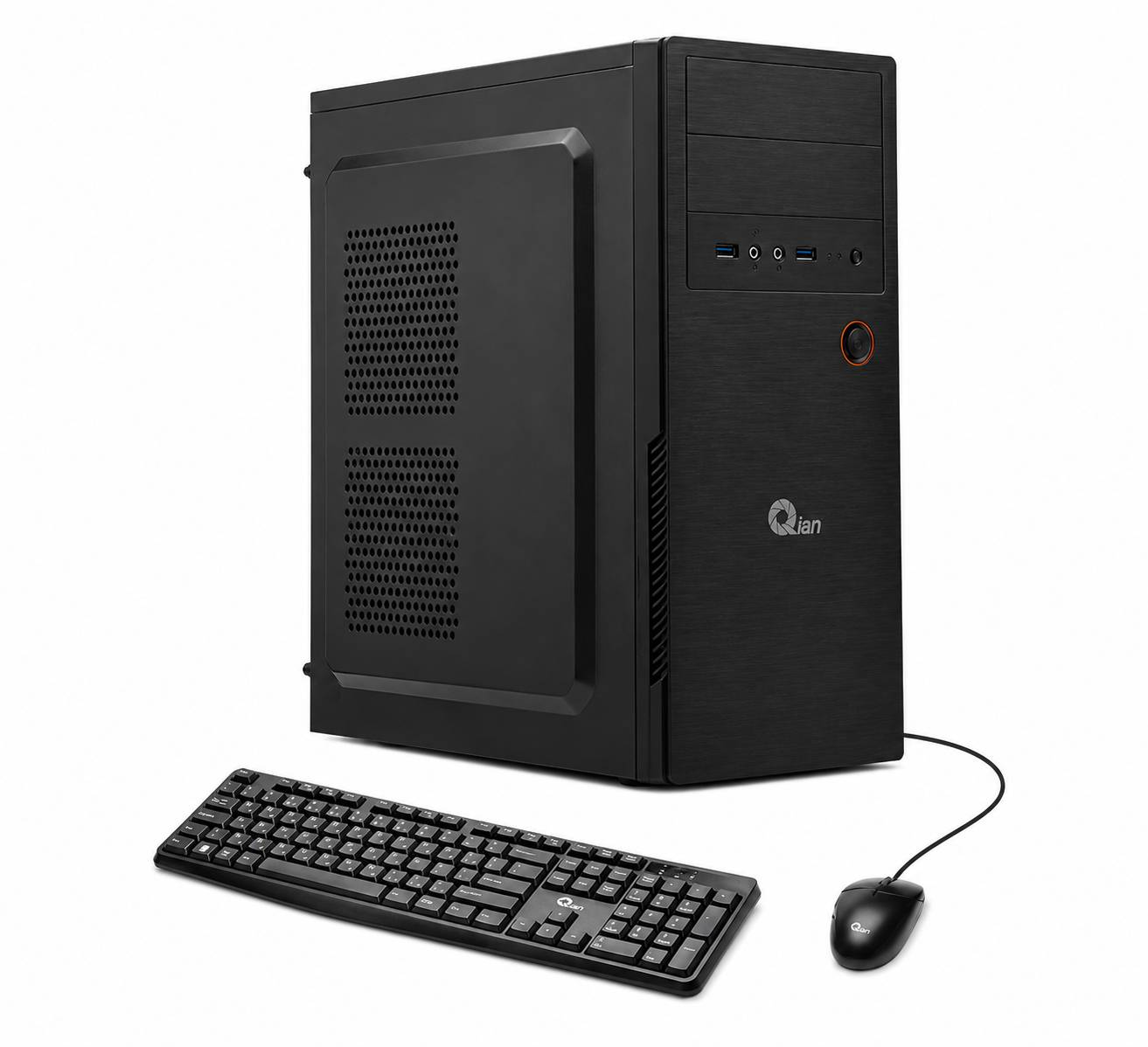PC Office QIAN  gabinete QIAN mini, Core i5 14400, Motherboard H610, RAM 8DDR4 3200 MHz