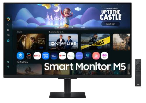 Smart Monitor 32 pulgadas M5, M50F, 60Hz,  Resolución FHD (1,920 x 1,080); SmartTV,  Sistema operativo: Tizen MONSMG2340