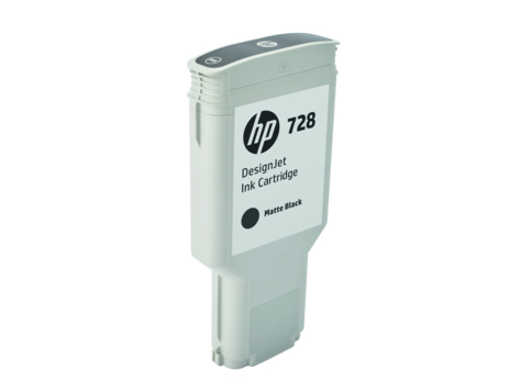 Tinta HP 728, F9J68A, Negro Mate 300ml CARHPD4090