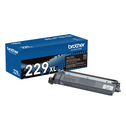 Toner Brother TN229XLBK negro, rendimiento aproximado hasta 3,000 páginas, compatible con DCPL3560CDW, MFCL3780CDW CARBRT4340