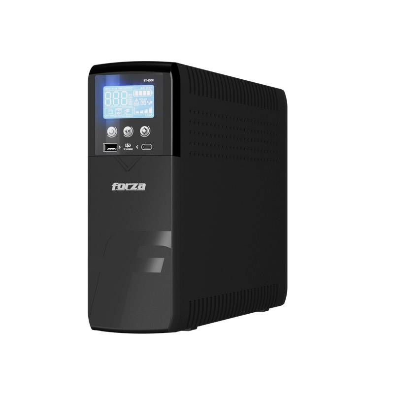 UPS Inteligente 1500VA/900W Torre Compacta, 10 salidas, LCD, Puertos USB de Carga, Software-120V